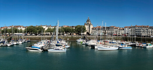 Fototapeta na wymiar The port of La Rochelle - France