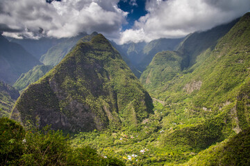 Fototapeta premium Relief Réunionnais