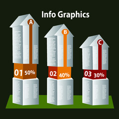 Chart info graphics