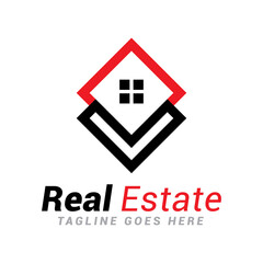 Real Estate logo icon vector template.