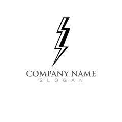 Thunderbolt  Logo Template vector icon