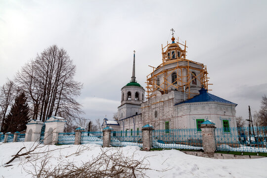 Church in the Glory of the Most Holy Theotokos.  Village Of Oryol.