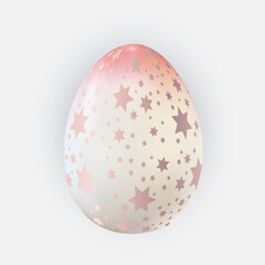 Easter Egg Design Element on Light Background. Vector Illustration EPS10