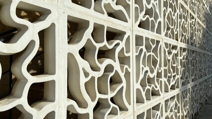 White wall textured build architecture modern abstract pattern