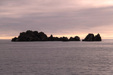 Sunset at the Galapagos Islands