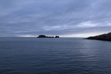 Sunset at the Galapagos Islands