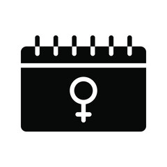 women day calendar date icon.  calender sign. vector illustration.