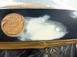 labels for pasting cars for further repair.