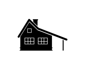 House icon on a white background. Vector illustration.