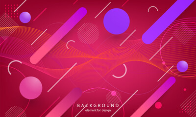 Abstract wave background. Element for design. Digital frequency track equalizer. Stylized line art. Curved wavy line smooth stripe Vector