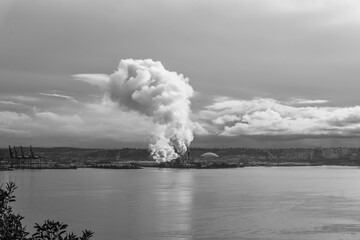 Fototapeta premium Tacoma Factory Steam 2