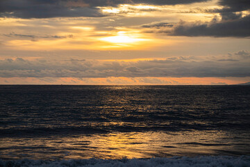 Fototapeta premium Atardecer en el Pacífico de Costa Rica