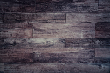 Wooden tiles floor or wall, texture / background, copy space or pattern.