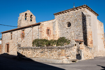 Church of Santa Catalina, XII-XIII centuries, Riofrío del Llano, Guadalajara, Spain