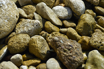 stones on the beach