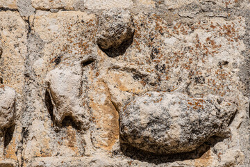 sculptural frieze with an agricultural calendar, San Galindo Chapel, Parish Church of San Bartolomé, Campisábalos, Guadalajara, Spain