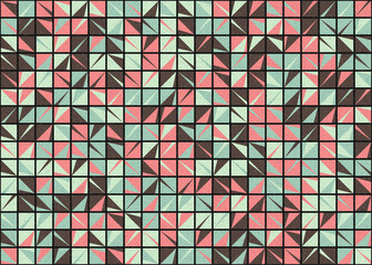 Abstract Geometric Pattern generative computational art illustration