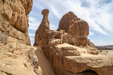 Sandstone Pillars, Sahara Desert, Chad, Africa