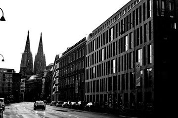 Fototapeta na wymiar Edificios de Colonia, Alemania