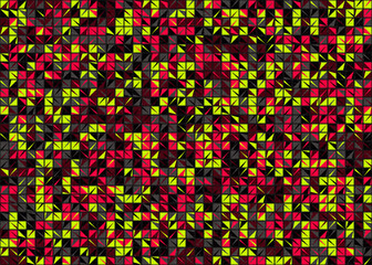 Abstract Geometric Pattern generative computational art illustration