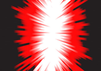 Vector : Abstract red stripes on white background