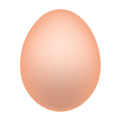 Brown Egg Emoji Vector Design. Farm Food Art Illustration. Easter Holidays Traditional Product Clipart.