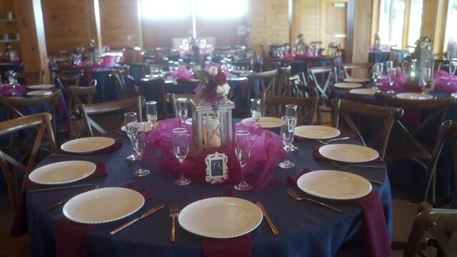 MS TS Restaurant tables set up for party
