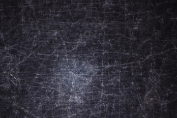The texture of scratches on fabric on a black background, the texture of a silver reflector in the...