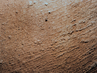 texture of red refractory clay plaster