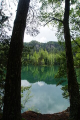 Adršpašské jezioro Piaskownia
Adršpašské jezero Pískovna, Piskovna lake, Czech republic, July 2020