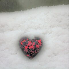 heart in the snow