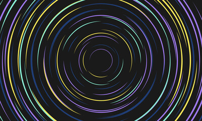 Abstract geometric circle lines background.