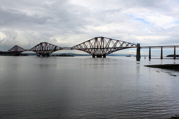 A view of the Forth Rail Bridge in Scotland