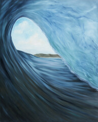 Ocean Wave painting - 405586439