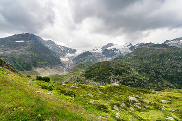 Fototapeta na wymiar Schweiz Swiss Berge Eis Gletscher 