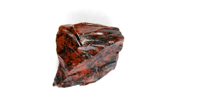  jasper gemstone on a turn table