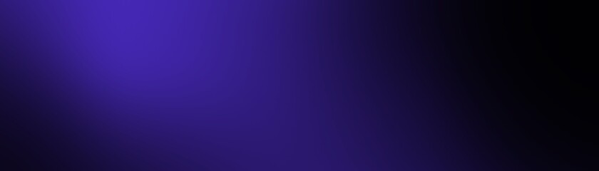 Blue background. Horizontal long banner. Abstract background with diagonal light beam.Violet wallpaper.