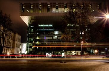  Das SuperC der RWTH Aachen bei Nacht. Das SuperC ist das Dienstleistungszentrum der RWTH Aachen...