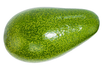 Avocado isolated on white background.  With clipping path