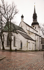 Naklejka premium Cathedral of St. Mary in Tallinn. Estonia