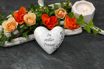 In stiller Trauer