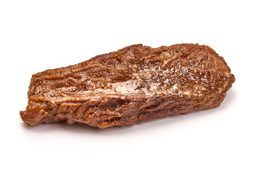 Delicious spare ribs, isolated on white background