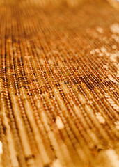 golden sequins fabric texture background