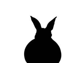 Easter bunny, Easter rabbit, running, standing, sitting, herd, family,