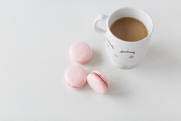 pink macarons