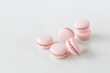 pink macarons