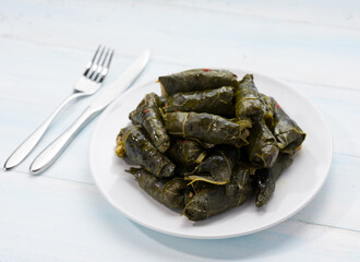 Cabbage Rolls. Turkish hometown. Black Sea region food culture.