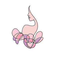 abstract female face 1