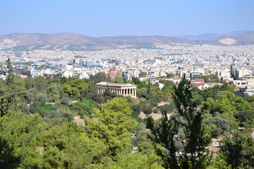 Fototapeta premium Top view of Athens, Greece