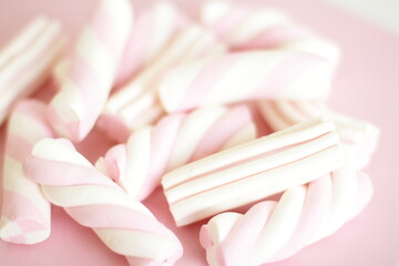 Fototapeta na wymiar marshmallow pattern background, pastel color dessert, sweet food, yummy pastel for kids
